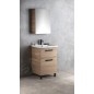 Aqualine Vega - Meuble lavabo 515x726x436 mm, 2 tiroirs, chêne platine VG853 Aqualine Vega - Meuble lavabo 515x726x436 mm, 2 tiroirs, chêne platine VG853