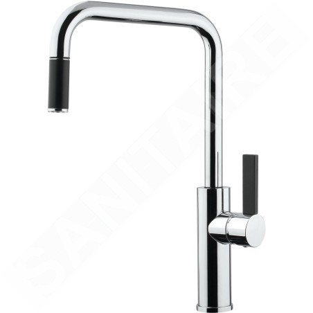 Alveus Robinetterie - Mitigeur d’évier avec bec extractible, chrome 1132176