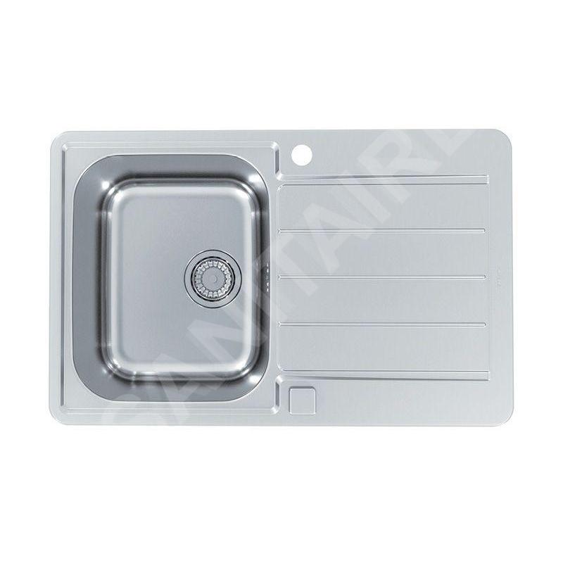Alveus Line Max - Évier 790x500 mm, avec commande du vidage, inox 1137342