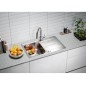 Alveus Line Max - Évier 790x500 mm, avec commande du vidage, inox 1137342