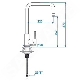 Alveus Dual - Mitigeur d’évier avec fonction filtrante, beige 1139811