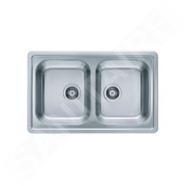 Alveus Elegant - Évier 810x510 mm, inox 1009385