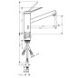 Hansgrohe Zesis M33 - Mitigeur d’évier, noir mat 74806670