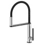 Sapho Nimoa - Mitigeur d’évier avec bras flexible, chrome/noir MA640GM