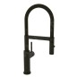 Villeroy & Boch Steel Expert 2.0 - Mitigeur d'évier avec bras flexible et douchette, noir mat 92800006