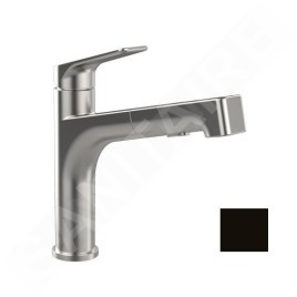 Villeroy & Boch Junis - Mitigeur d'évier avec douchette extractible, noir mat 92820006