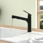 Villeroy & Boch Junis - Mitigeur d'évier avec douchette extractible, noir mat 92820006