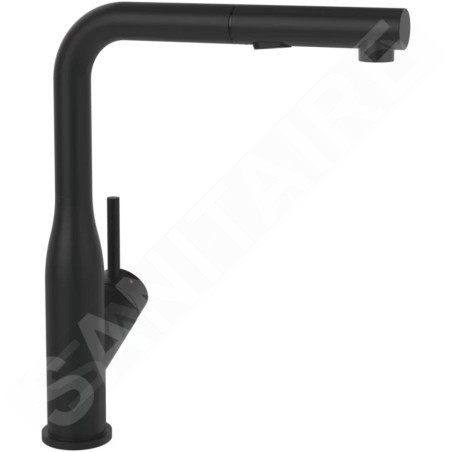 Villeroy & Boch Subway Style Shower - Mitigeur d'évier avec douchette extractible, noir mat 92850006