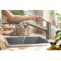 Hansgrohe Zesis M33 - Mitigeur d’évier avec douchette extractible, aspect inox 74820800