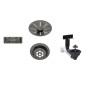 Blanco Accessoires - Kit de vidage InFino, acier foncé 207424