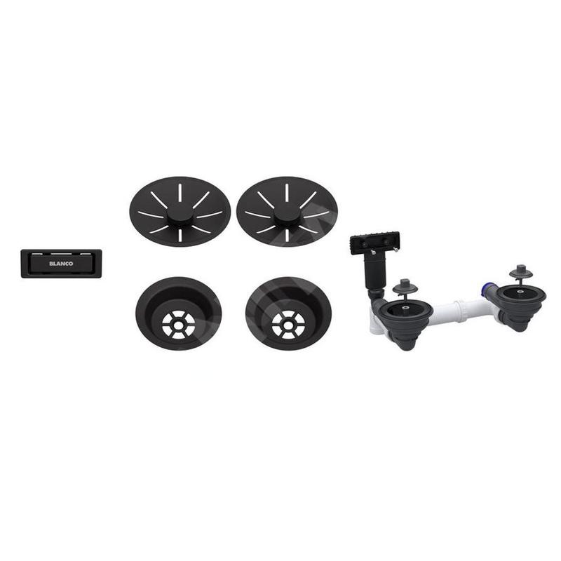 Blanco Accessoires - Kit de vidage InFino, noir mat 207438
