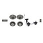 Blanco Accessoires - Kit de vidage InFino, avec commande excentrique, acier foncé 207444