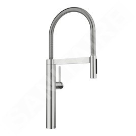 Blanco Culina S - Mitigeur d’évier avec bras flexible et douchette, acier 527463