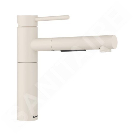 Blanco Alta II - Mitigeur d’évier avec douchette extractible, blanc soft 527551