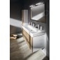 Sapho Mediena - Meuble lavabo 1170x510x485 mm, blanc mat/chêne graphite MD121 Sapho Mediena - Meuble lavabo 1170x510x485 mm, blanc mat/chêne graphite MD121