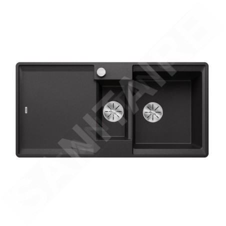 Blanco Adira - Évier en silgranit, 99x49 mm, avec commande excentrique et accessoires, InFino, anthracite 527610