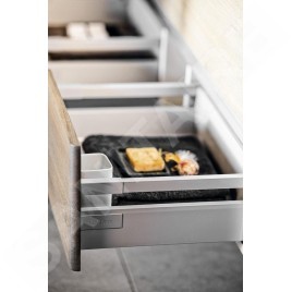 Sapho Mediena - Meuble lavabo 1170x510x485 mm, blanc mat/chêne graphite MD121