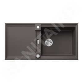 Blanco Adira - Évier en silgranit, 100x50 mm, avec commande excentrique et accessoires, InFino, gris rocher 527619