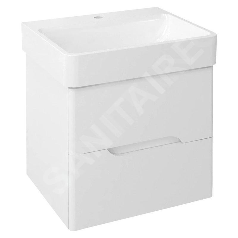 Sapho Mediena - Meuble-lavabo 560x510x485 mm, blanc mat MD060 Sapho Mediena - Meuble-lavabo 560x510x485 mm, blanc mat MD060