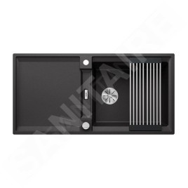 Blanco Adira - Évier en silgranit, 99x49 mm, avec commande excentrique et accessoires, InFino, anthracite 527626