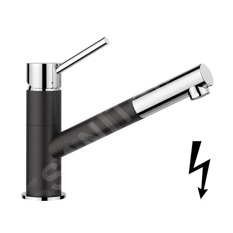 Blanco Kano S - Mitigeur d’évier avec bec extractible, anthracite/chrome 527649