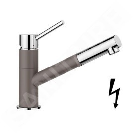 Blanco Kano S - Mitigeur d’évier avec bec extractible, gris volcan/chrome 527654