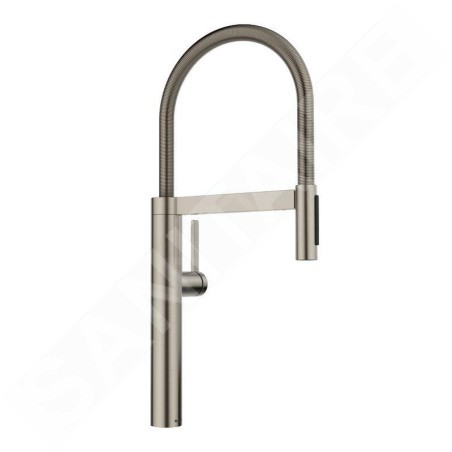Blanco Culina S - Mitigeur d’évier avec bras flexible et douchette, platine 527702