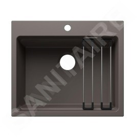 Blanco Etagon 6 - Évier en silgranit 60x51 mm, avec accessoires, gris volcan 527747