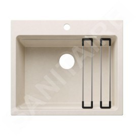 Blanco Etagon 6 - Évier en silgranit 60x51 mm, avec accessoires, blanc soft 527748