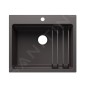 Blanco Etagon 6 - Évier en silgranit 60x51 mm, avec accessoires, gris rocher 527750