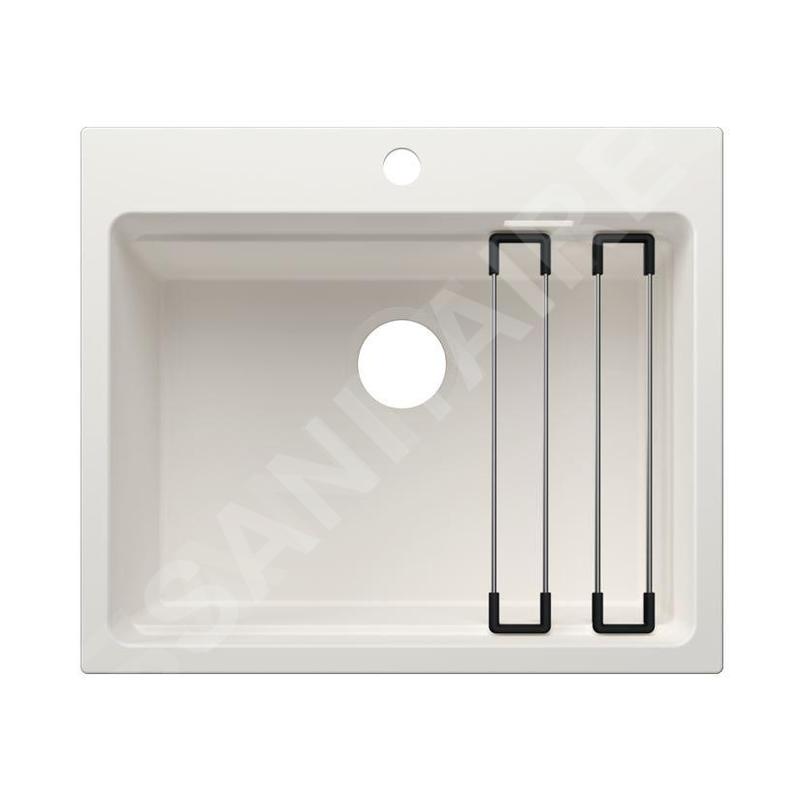 Blanco Etagon 6 - Évier en silgranit 60x51 mm, avec accessoires, blanc 527751