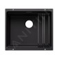 Blanco Etagon 500 - Évier en silgranit 50x40 mm, avec accessoires, noir 527754