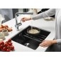 Blanco Etagon 500 - Évier en silgranit 50x40 mm, avec accessoires, noir 527754