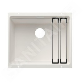 Blanco Etagon 500 - Évier en silgranit 50x40 mm, avec accessoires, blanc 527759
