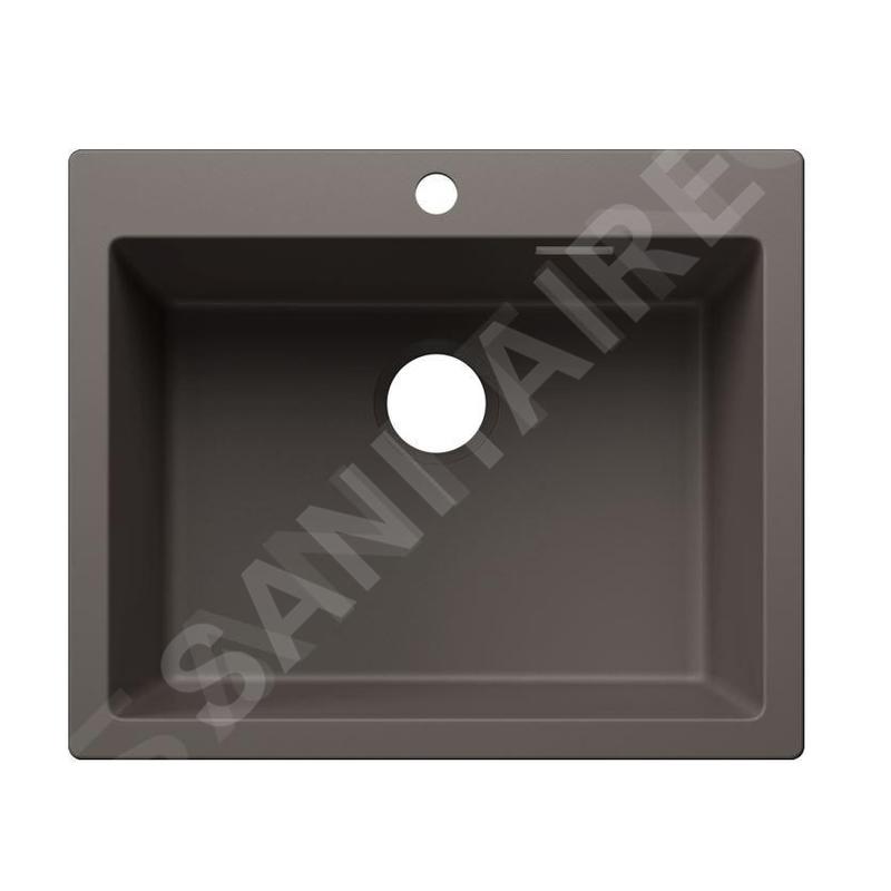 Blanco Pleon 6 - Évier en silgranit, 62x51 cm, gris volcan 527771