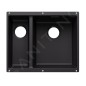 Blanco Subline 340/160 - Évier en silgranit, 53x40 mm, bac à droite, noir 527810
