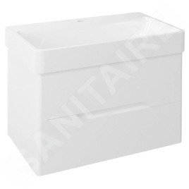 Sapho Mediena - Meuble lavabo 760x510x490 mm, blanc mat MD080