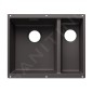 Blanco Subline 340/160 - Évier en silgranit, 53x40 mm, bac à gauche, gris rocher 527822