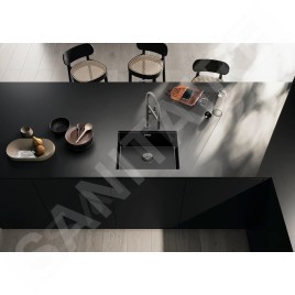 Blanco Claron 500 - Évier, 50x40 cm, acier foncé 527834