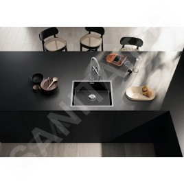 Blanco Claron 500 - Évier, 54x44 cm, acier foncé 527836