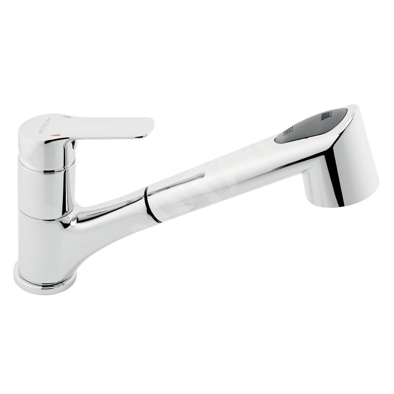 Novaservis Metalia 54 - Mitigeur d'évier avec douchette extractible, chrome 54081,0