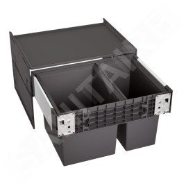 Blanco Select - Poubelle encastrable, divisée, volume de 49 l 526203