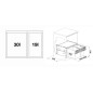 Blanco Select - Poubelle encastrable, divisée, volume de 49 l 526203