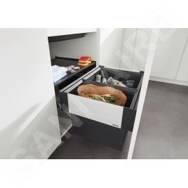 Blanco Select - Poubelle encastrable, divisée, volume de 49 l 526203