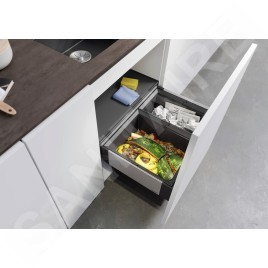Blanco Select - Poubelle encastrable, divisée, volume de 49 l 526203