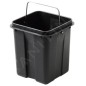 Aqualine Simple Line - Poubelle carré 3 l, inox poli GAQ003