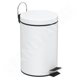 Aqualine Simple Line - Poubelle 3l, blanc 28103
