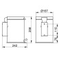 Keuco Plan - Poubelle 3 l, chrome 14977010000
