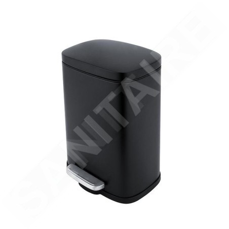 Nimco Poubelles - Poubelle, 5 l, noir mat KOS 8005-90