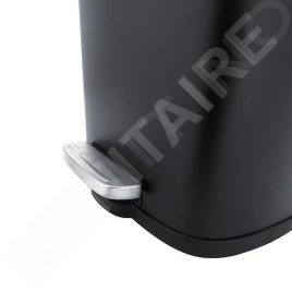 Nimco Poubelles - Poubelle, 5 l, noir mat KOS 8005-90